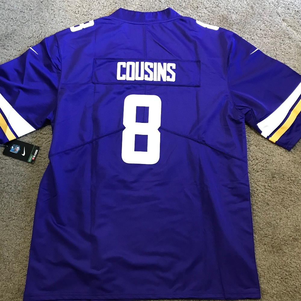Minnesota Vikings Kirk Cousins Jersey Men's XL
